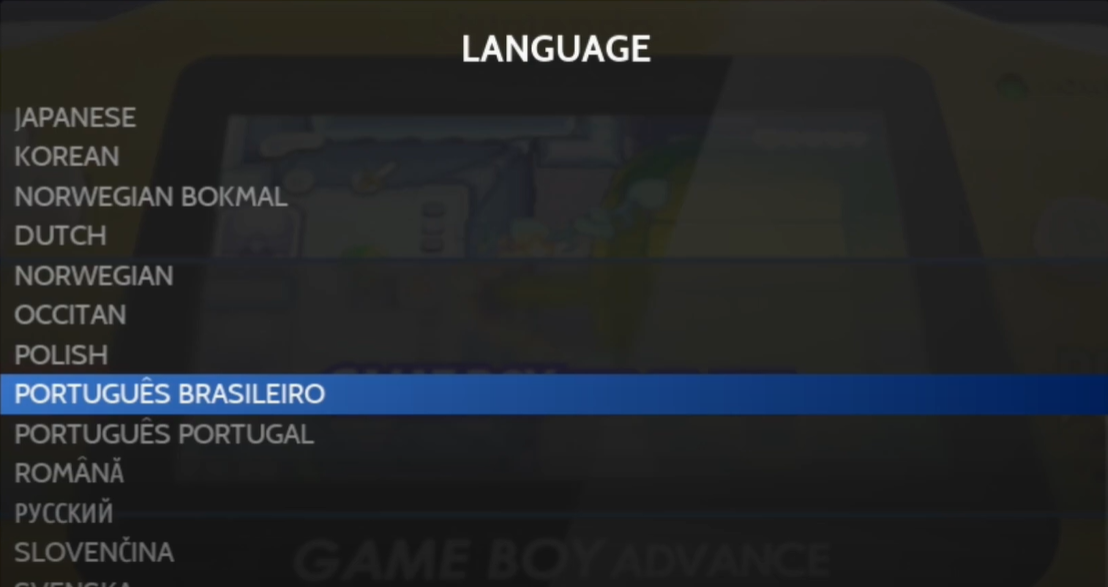 Linguagem do Batocera